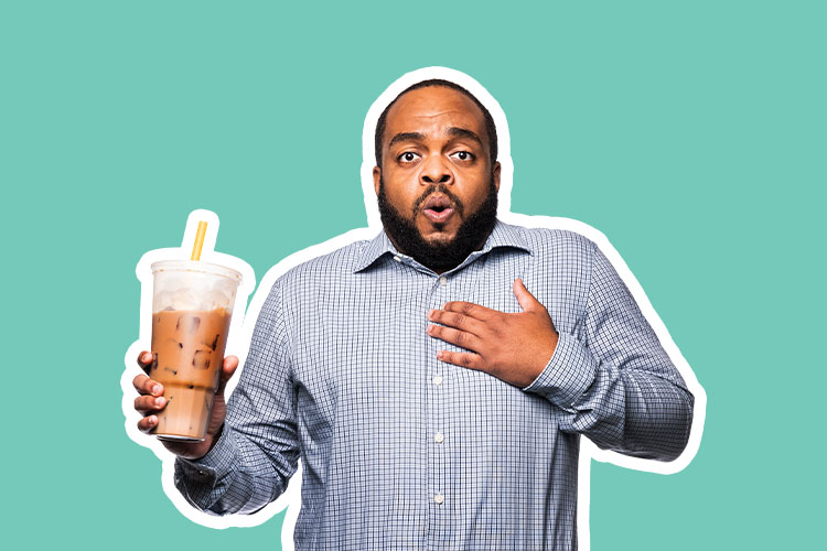 Drinking coffee clearance too much